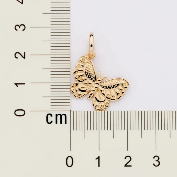 PINGENTE BORBOLETA BANHADO A OURO 18K - TAM.ÚNICO - Image 4