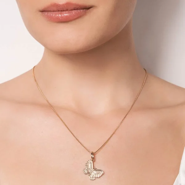 PINGENTE BORBOLETA BANHADO A OURO 18K - TAM.ÚNICO - Image 3