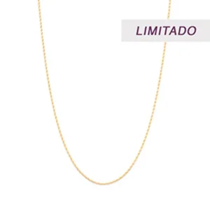 GARGANTILHA BANHADA A OURO 18K - TAM.50