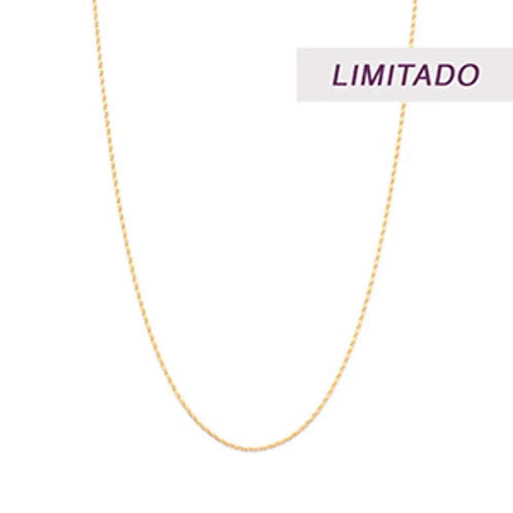 GARGANTILHA BANHADA A OURO 18K - TAM.50