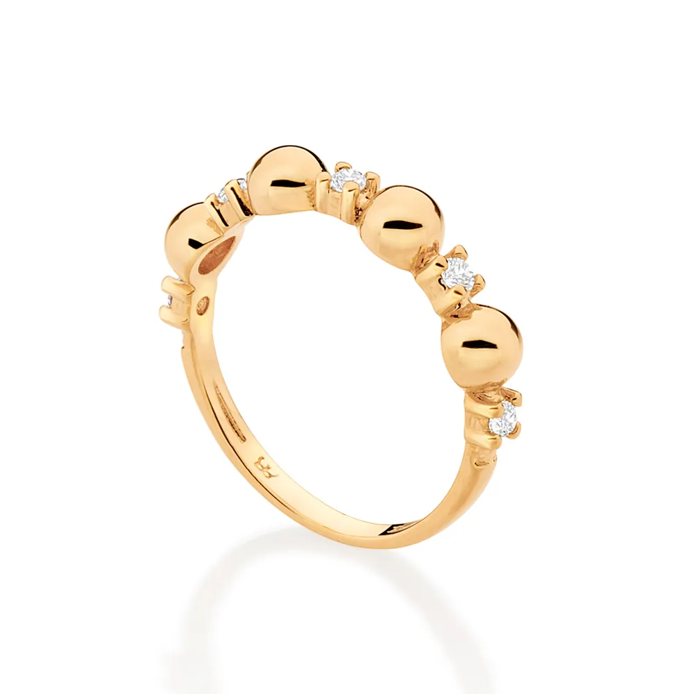 ANEL SKINNY BANHADO A OURO 18K COM ZIRCÔNIAS 20