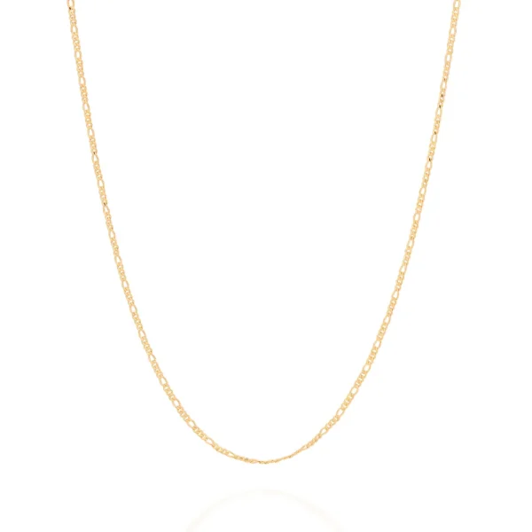 GARGANTILHA 3X1 BANHADA A OURO 18K - TAM.50