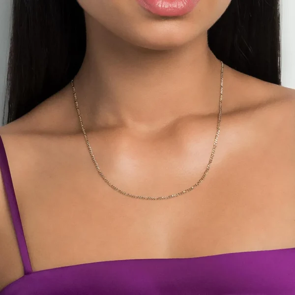 GARGANTILHA 3X1 BANHADA A OURO 18K - TAM.50 - Imagem 3