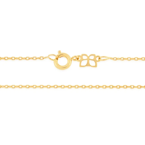 CORDÃO BANHADO A OURO 18K FIO CADEADO - TAM.45 - Image 3
