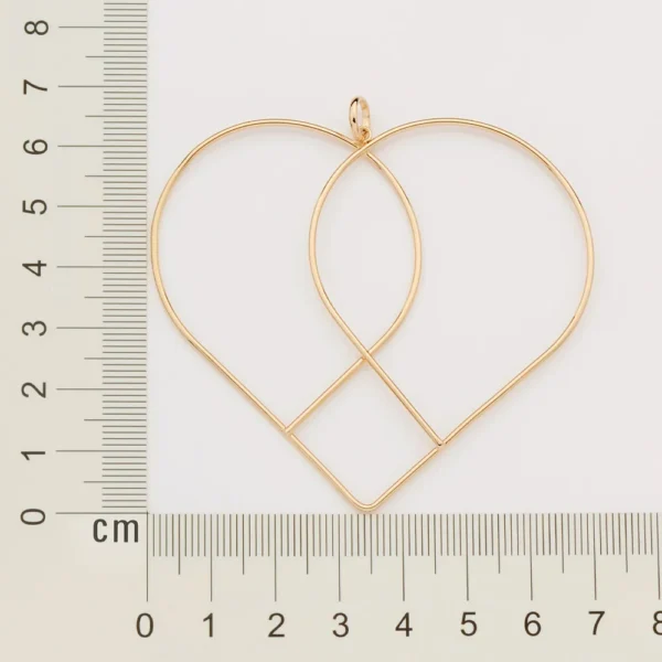 MAXI PINGENTE CORAÇÃO BANHADO A OURO 18K - TAM.ÚNICO - Image 4