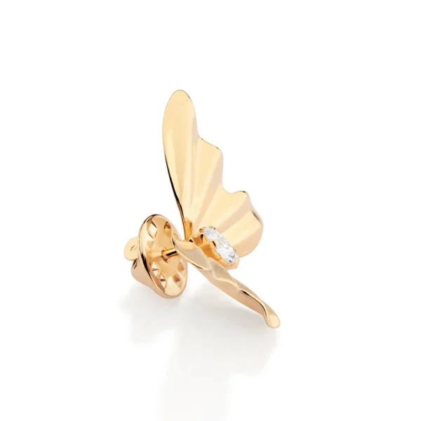 BROCHE BORBOLETA BANHADO A OURO 18K COM ZIRCÔNIA - TAM.ÚNICO - Image 2