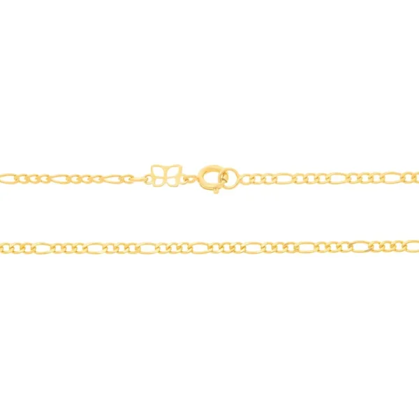 CORDÃO LAMINADO BANHADO A OURO 18K - TAM.60 - Image 3