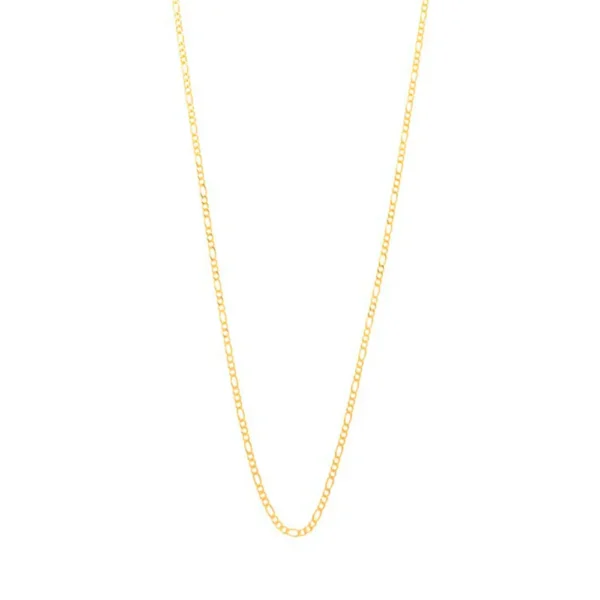 CORDÃO LAMINADO BANHADO A OURO 18K - TAM.60