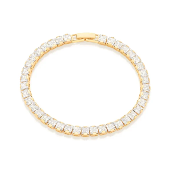 PULSEIRA RIVIERA BANHADA A OURO 18K - TAM.19