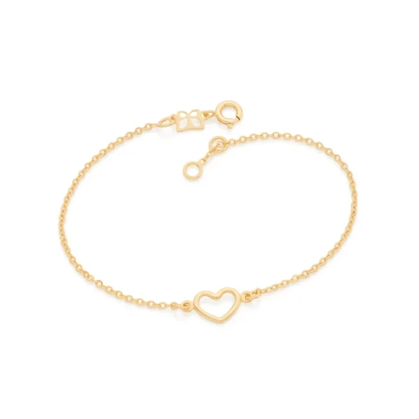 PULSEIRA AMOR BANHADA A OURO 18K - TAM.19