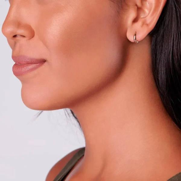 BRINCO ARGOLA BANHADO A OURO 18K - Imagem 3